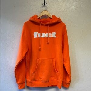 Fuct orange hoodie
